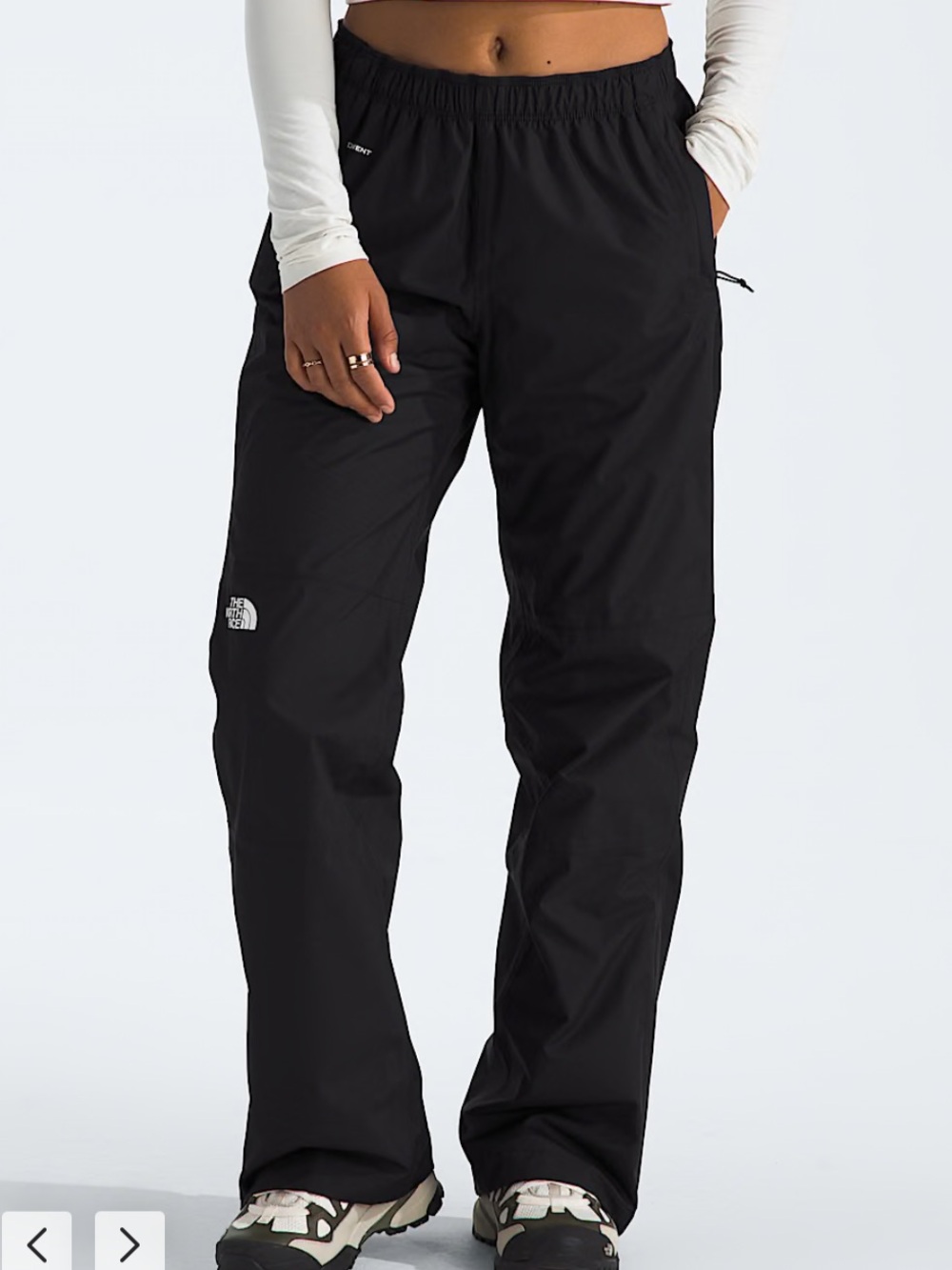 NWT The North Face Women’s Antora Rain Pants size Medium in Black